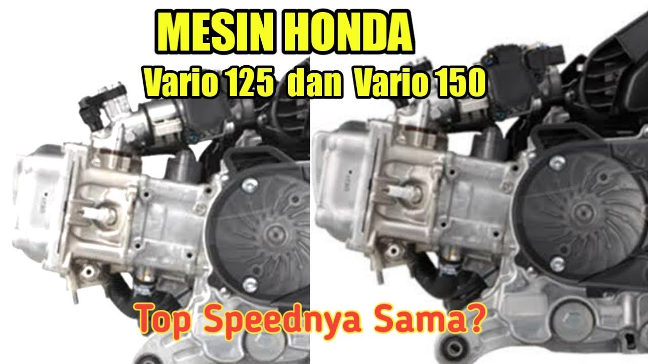 Perbedaan  MESIN HONDA VARIO 125 VS VARIO 150 | TENAGA BEDA TIPIS? | click 125 vs 150 engine