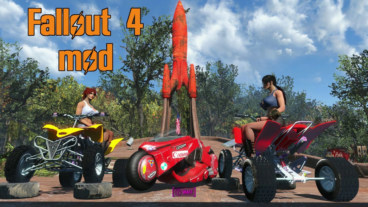 Fallout 4 -Caneda's moto from Akira + ATV- mod