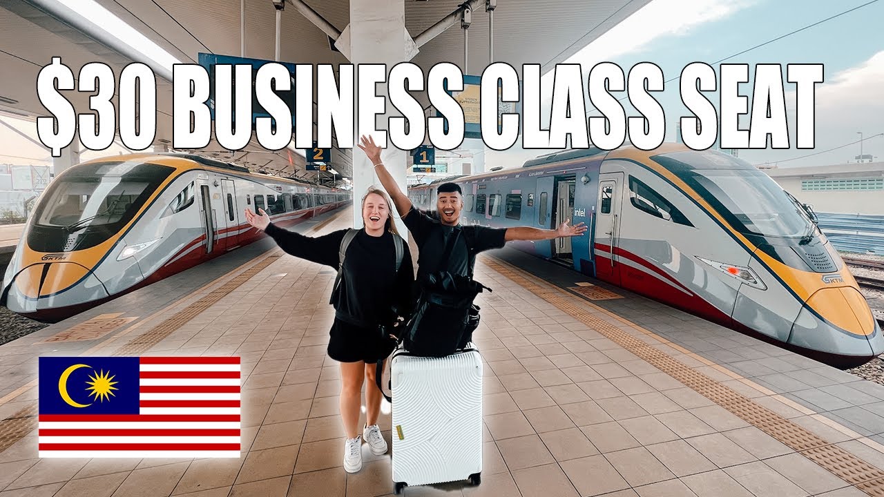 We Took A $30 BUSINESS CLASS Train in MALAYSIA! KUALA LUMPUR to PENANG - WORTH IT? 🇲🇾