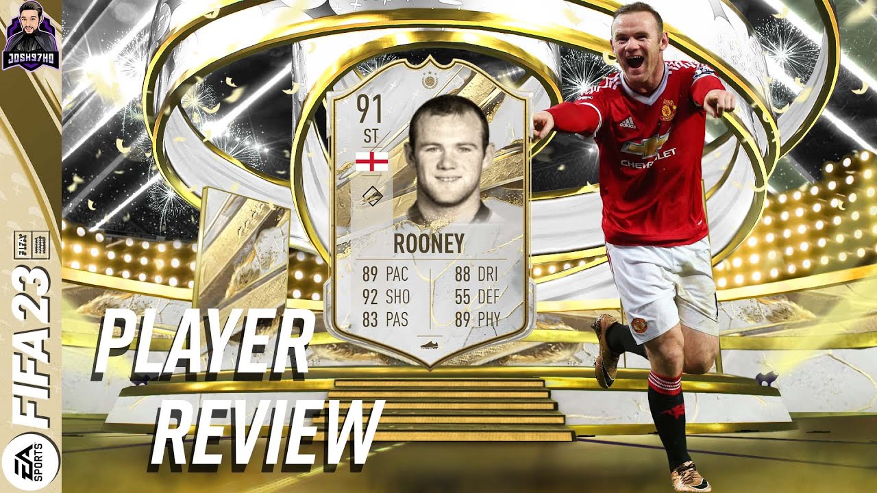 THE BEST ICON FINISHER IN FIFA 23!? 91 PRIME ICON WAYNE ROONEY PLAYER REVIEW! FIFA 23 ULTIMATE TEAM