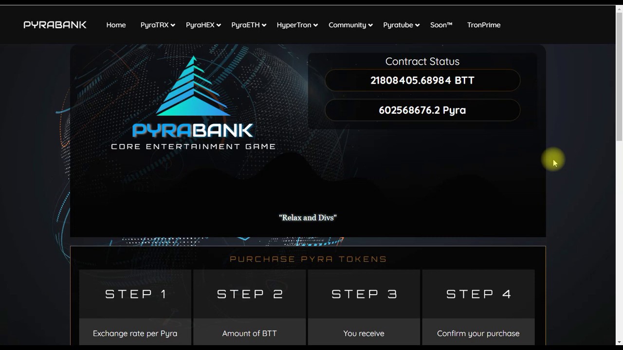 Pyrabank Btt And Void Dex Strategy -  2020 - 2