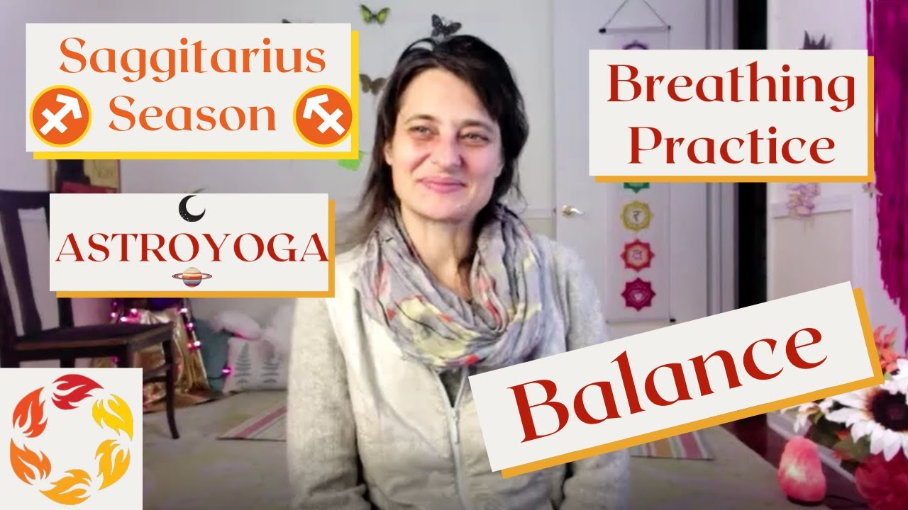 Find BALANCE with Astroyoga (Guided Breathwork)~10 Minutes