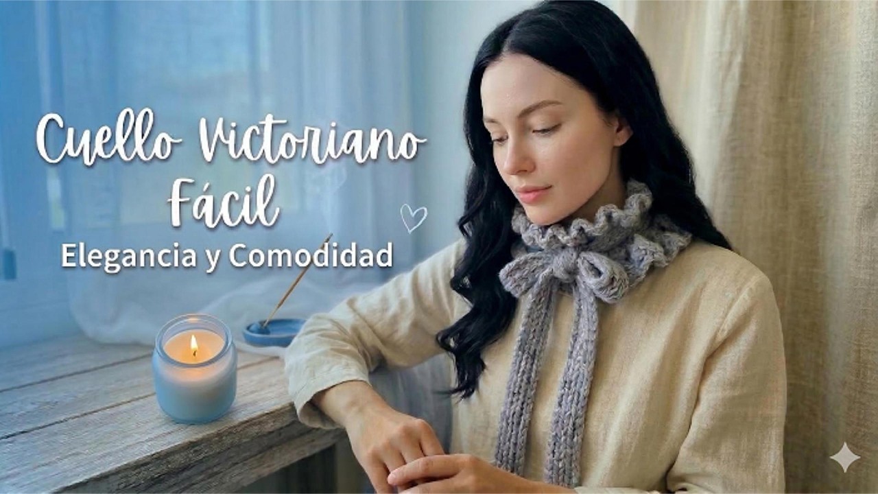 Cuello Victoriano a Crochet: El Complemento más Elegante y Fácil de Tejer