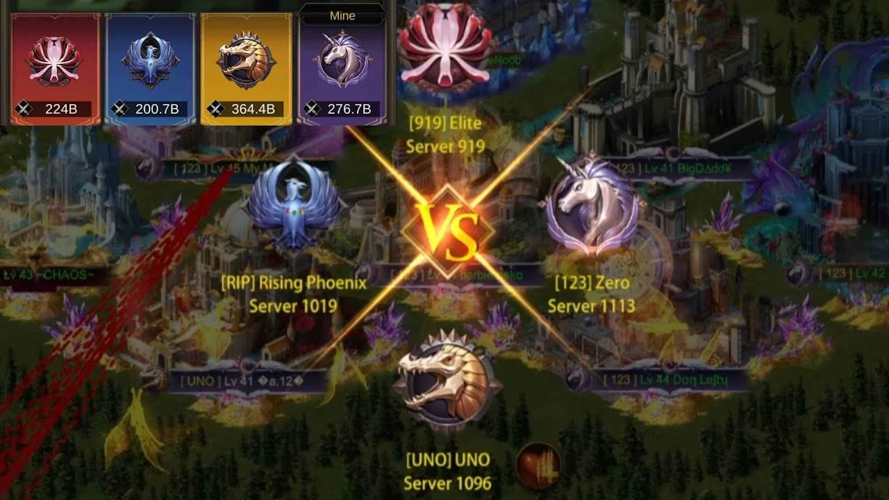 Evony TKR : Chalons Promo Round ! 123 vs UNO vs 919 vs RIP It's a bloodbath road to SEMI !