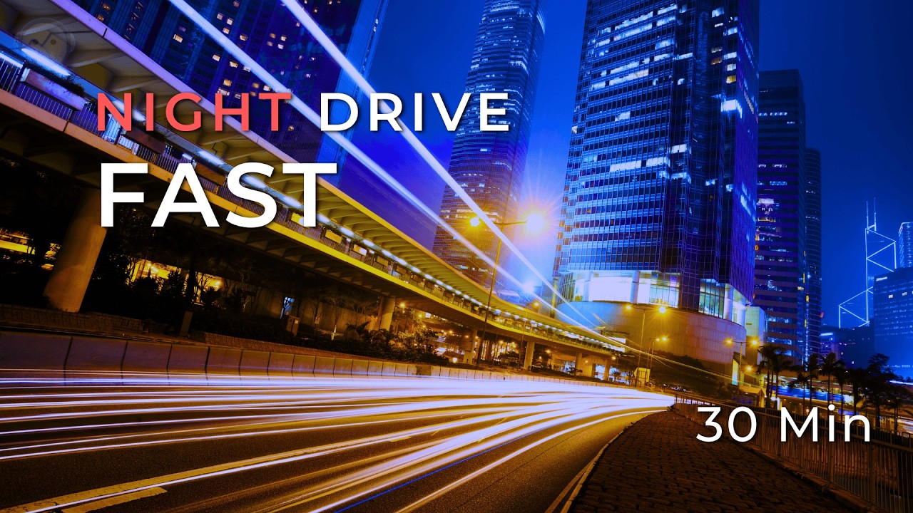Skyline Rush | Night Drive FAST | Vocal EDM Mix | 30 Min