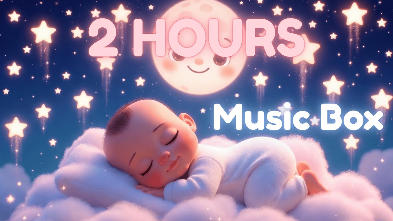 Music Box Baby Sleep | Sleeping Baby on Dreamy Clouds | 2 Hours | NeuroKids