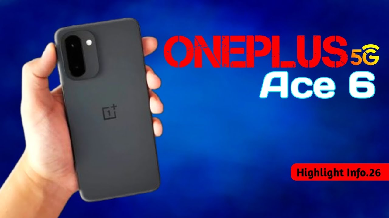 OnePlus Ace 6 5G – Ace Performance, Ace Style ♠️ | Full Highlight Info Video 2026