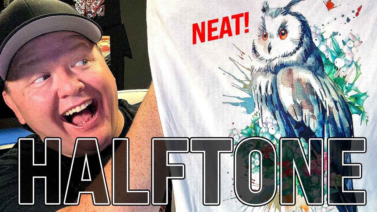 How to DTF Halftone for White T-Shirts (Pro Tutorial)