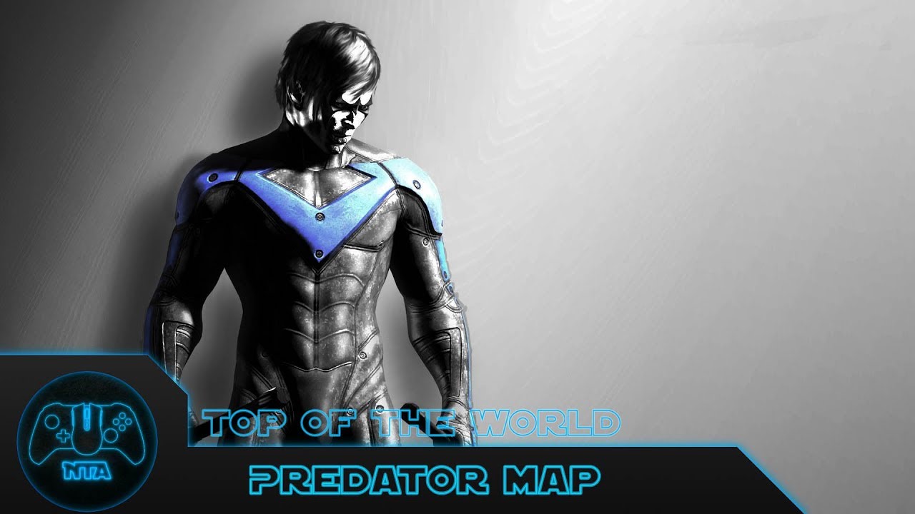 Batman Arkham City - Top Of The World - Predator Map 6 As NightWing - 3.34.07