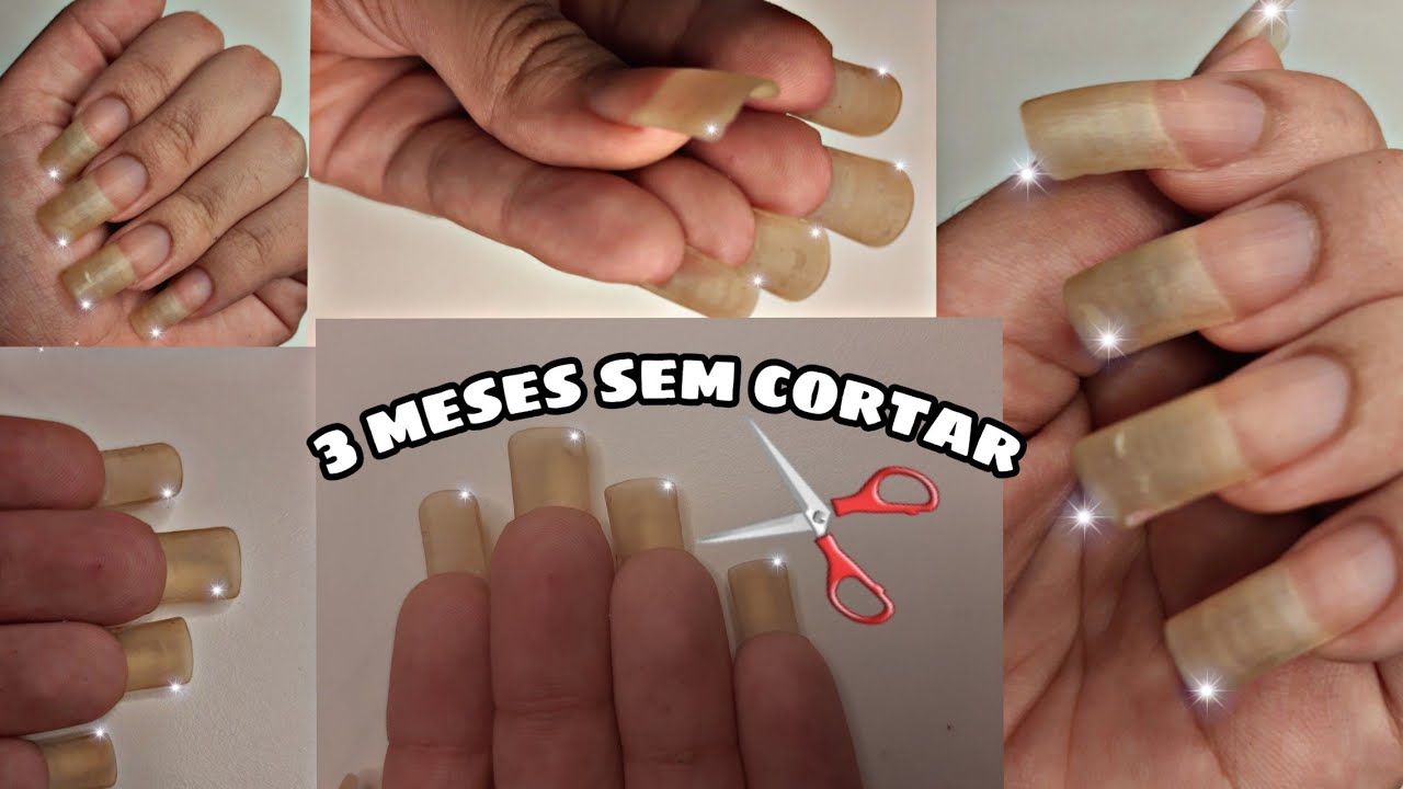 CORTEI MINHAS UNHAS DEPOIS DE 3 MESES SEM CORTAR!✂️