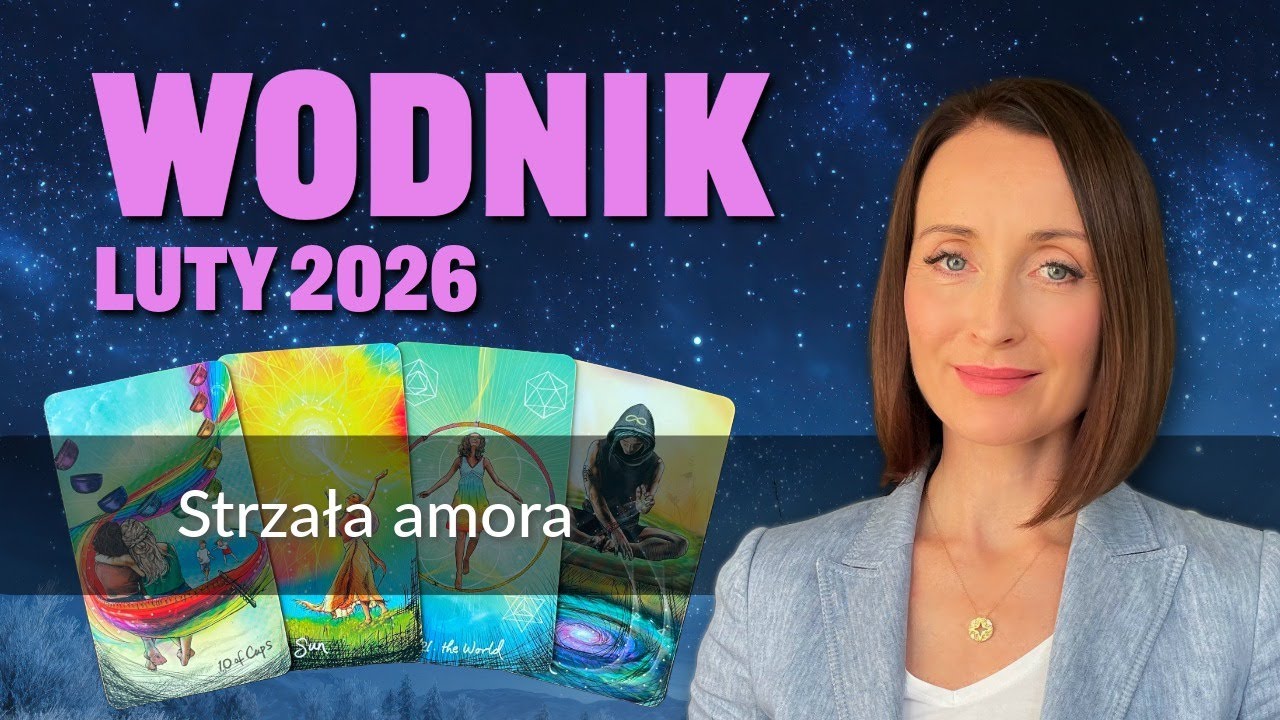 Wodnik STRZAŁA AMORA Luty 2026 tarot