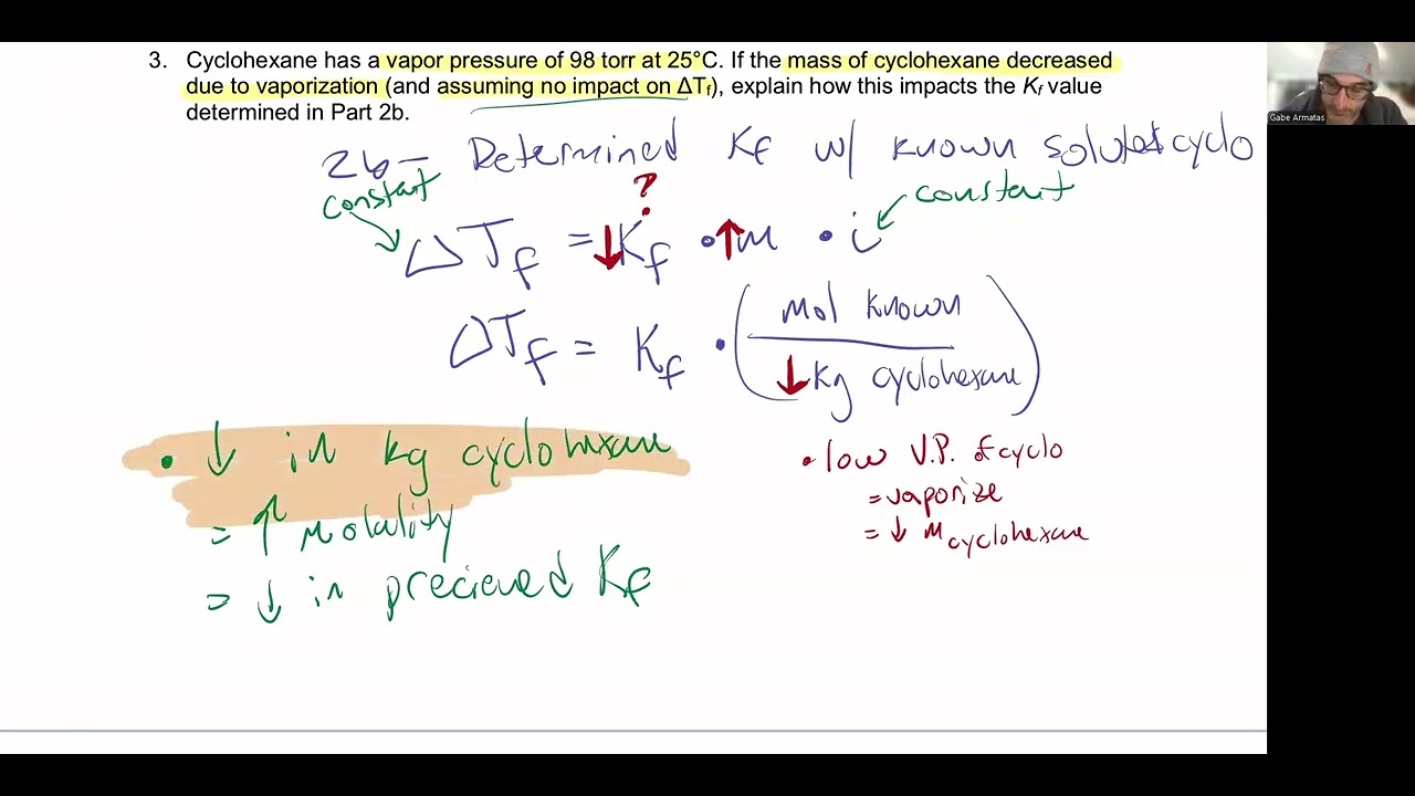CHE 152 Lab - PostLAb - 02 - Colligative Properties