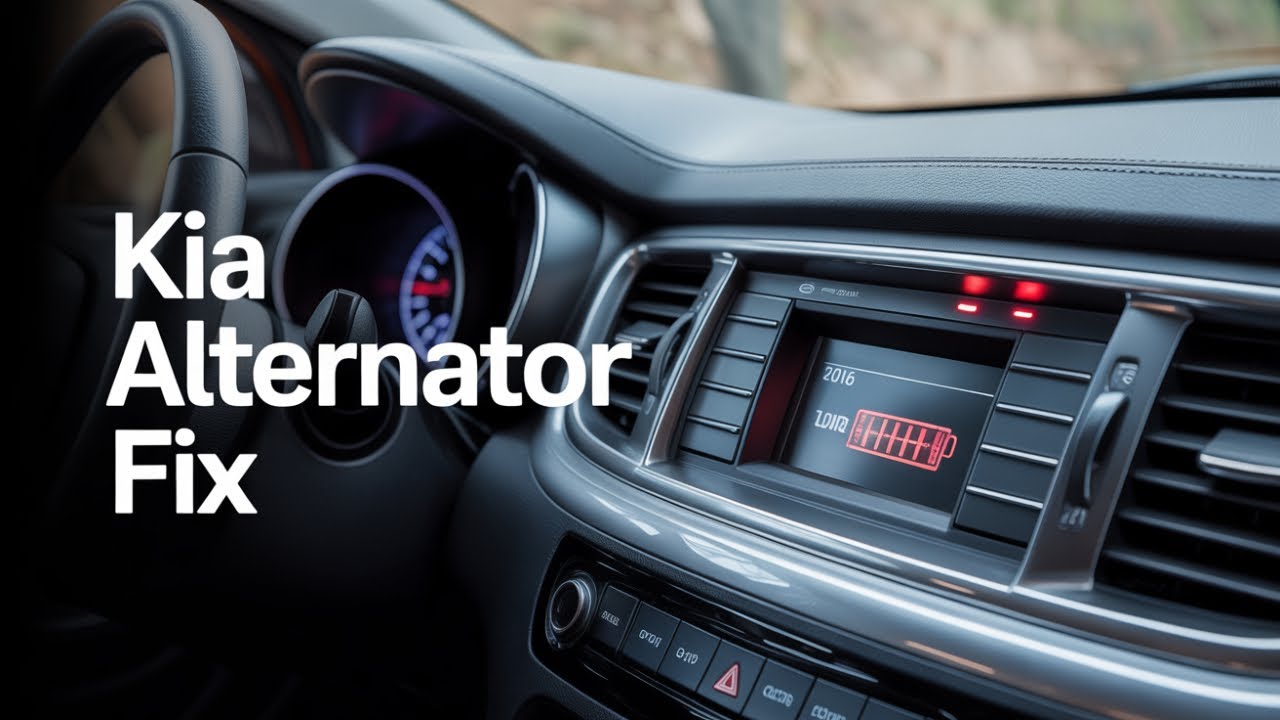 REPLACE 2014 - 2016 Kia Alternator NOW In 5 Easy Steps!