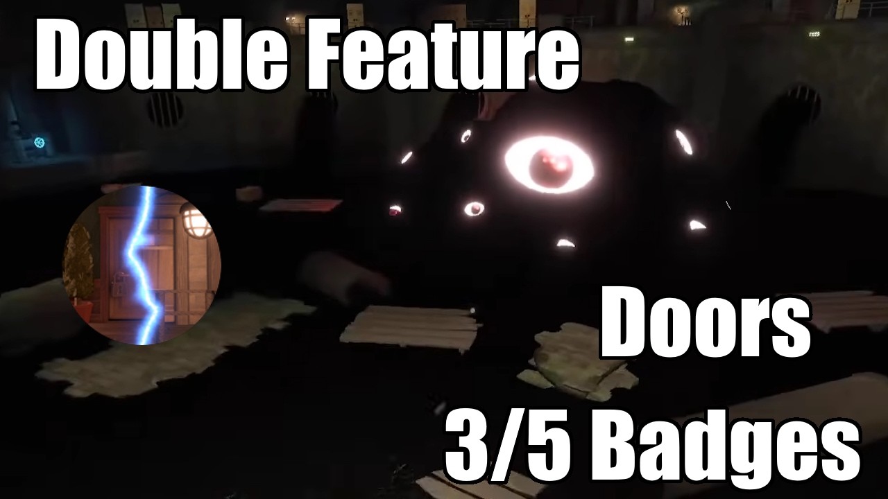 How to get the 3rd Badge in Bloxfest | Doors | Skip a Badge | Double Feature | Glitch Helmet 3/5