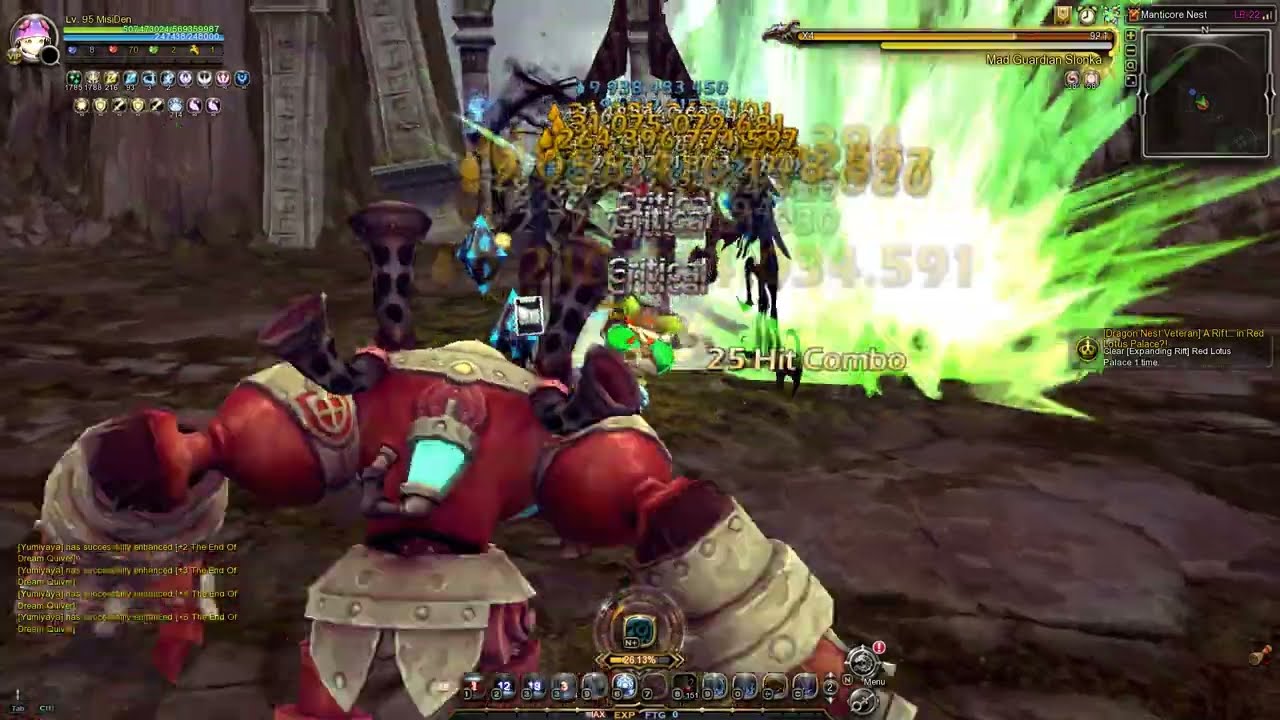 Dragon Nest SEA Manticore Nest F22 Shooting Star Solo