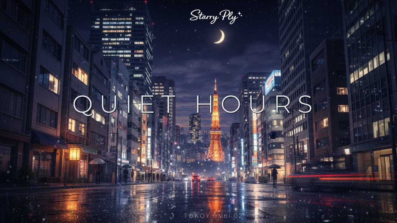 [playlist] Дождливая ночь в Токио для прогулок в одиночестве 🌧 | Tokyo Night Urban Soft Pop