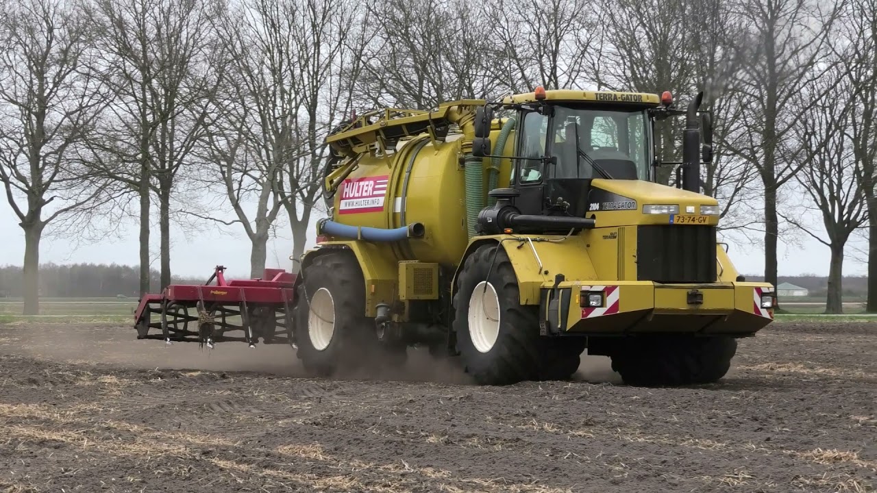BOUWLAND BEMESTEN 2021 MET EEN TERRA - GATOR 2104 HULTER