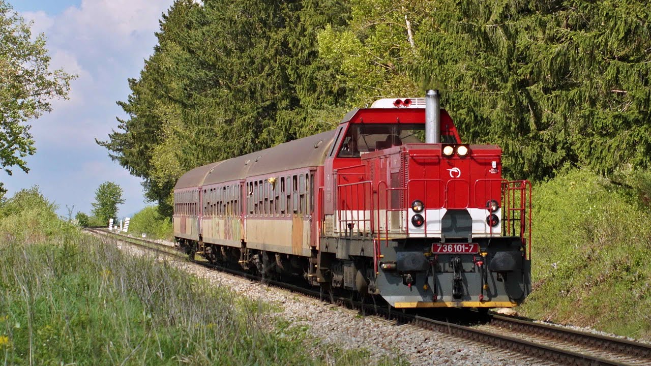 Vlaky Slovensko - ZSSK 736.101 na Os 5620 v Turci
