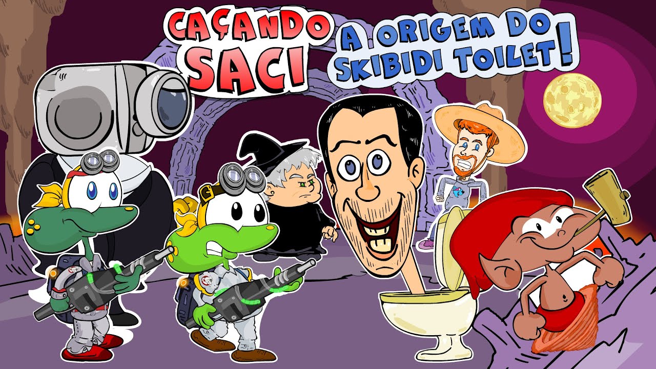 Sapo Brothers T03E05: Especial de Dia das Bruxas contra o Saci e contra o Skibidi Toilet (a origem)