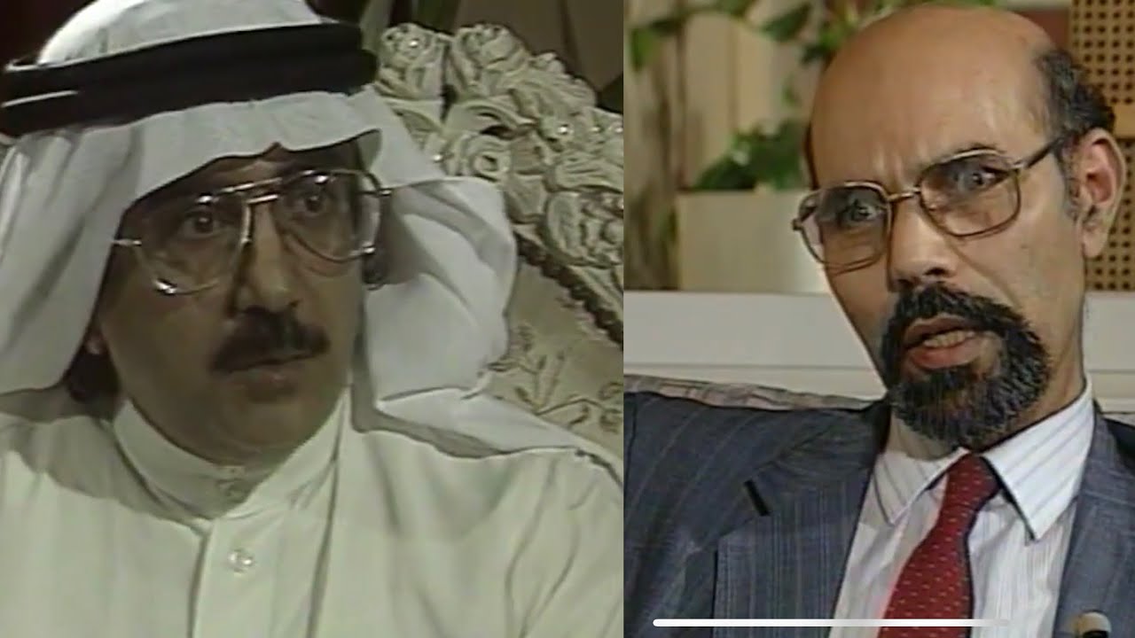 إدريس الناقوري وتركي الحمد وعز الدين إسماعيل وحمد المرزوقي ومرتاض ومحمد مفتاح مع محمد رضا نصرالله