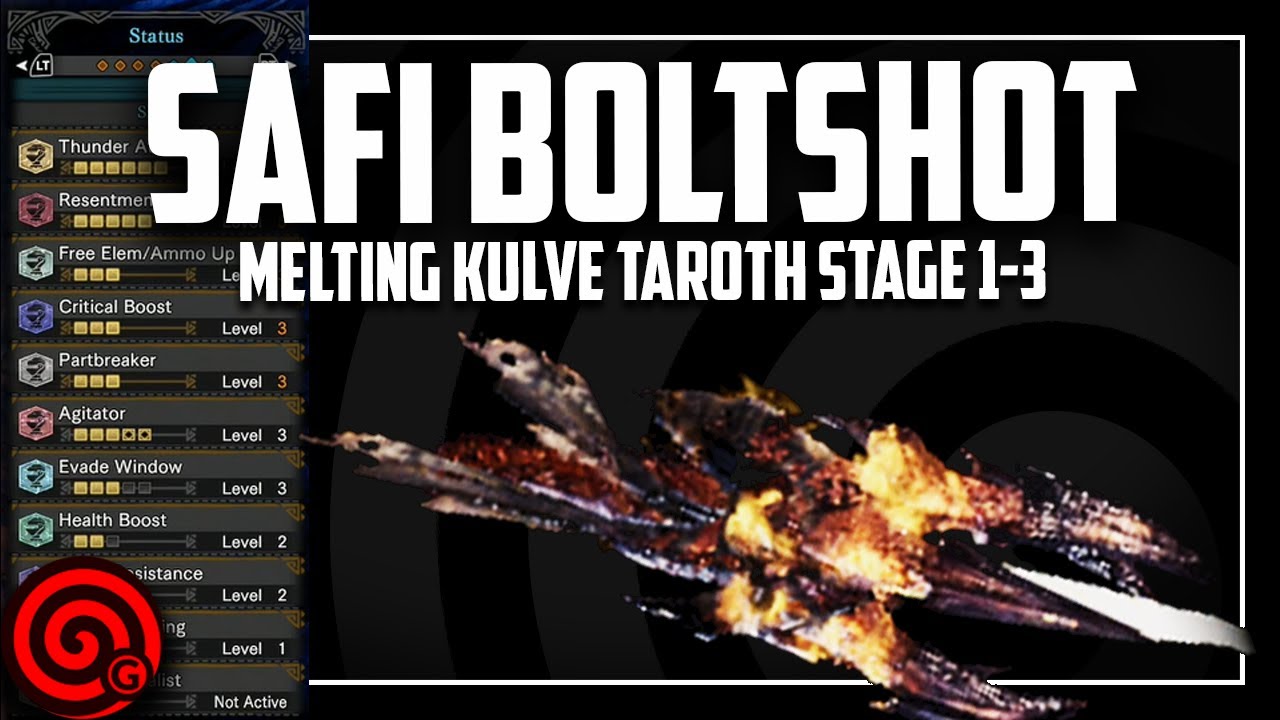 Safi Boltshot MELTS Kulve's Armor in High Rank | MHW Iceborne