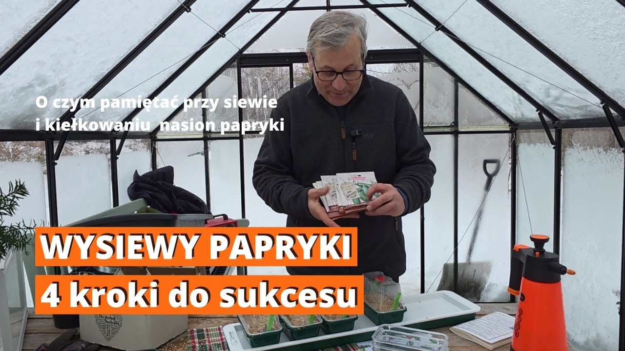 O czym trzeba pamiętać przy wysiewie i kiełkownaiu papryki? Siew papryki do uprawy w donicach.