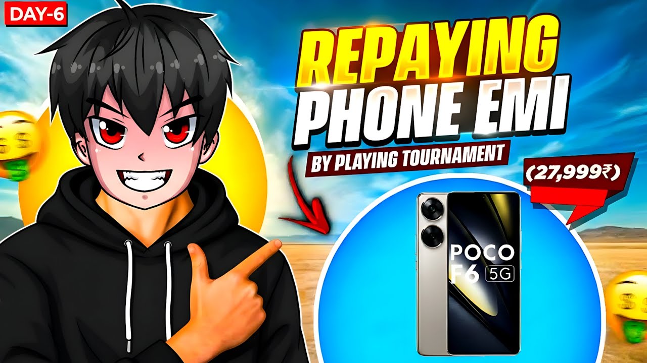 DAY-6 OF REPAYING MY PHONE📱 EMI || BY PLAYING SOLO TOURNAMENT 🥶 || FREE FIRE SOLO TOURNAMENT 🥵