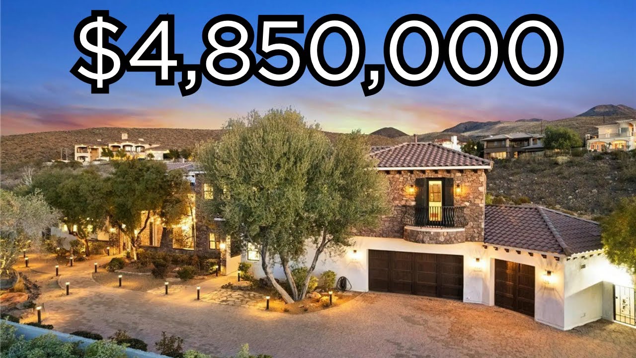 Touring $4.85M Entertainer’s Dream Home in Henderson | Anthem Country Club