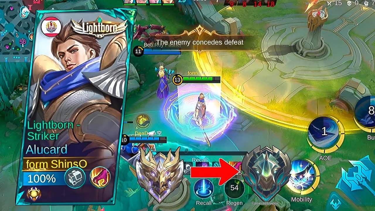 First Match In Epic !! 🔥 IMMORTAL Alucard player  | Enemy SURRENDER after they Saw my Gameplay 😎