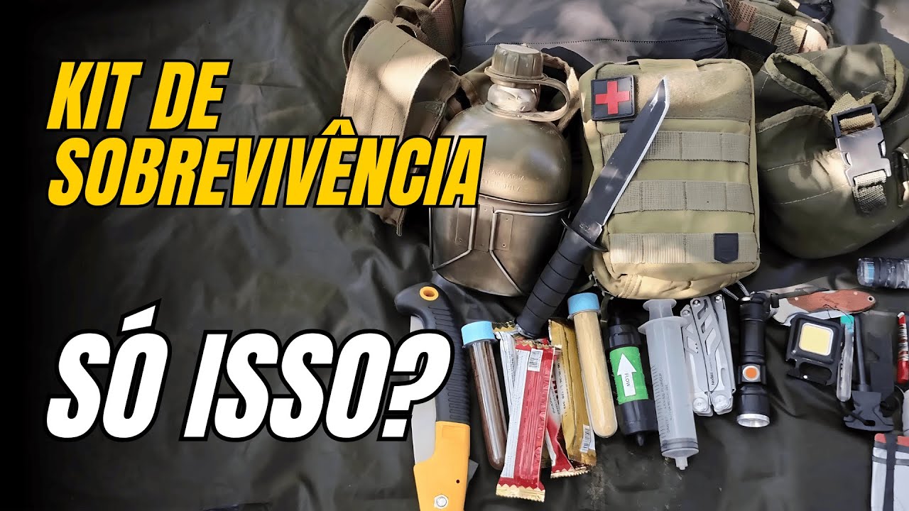 KIT de SOBREVIVÊNCIA no CINTO NA – Cabe TUDO o que Precisa?