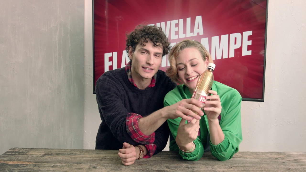 Rivella Flaschenlampe