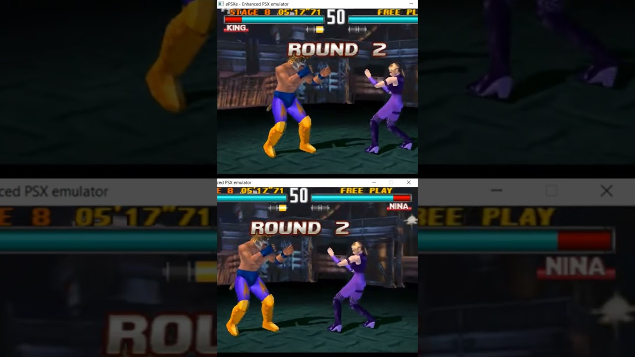 Tekken 3 King vs Nina Gameplay | #tekken3 #gaming #king #nina #theplayloop #viral #trending #shorts