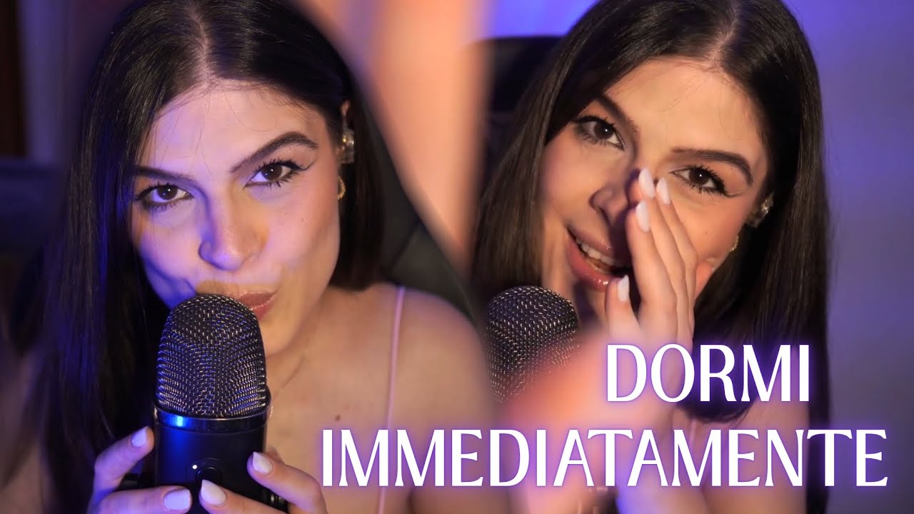 Pioggia, Mouth sounds, Baci e Hand Movements | ASMR PERFETTO SE DEVI ADDORMENTARTI VELOCEMENTE
