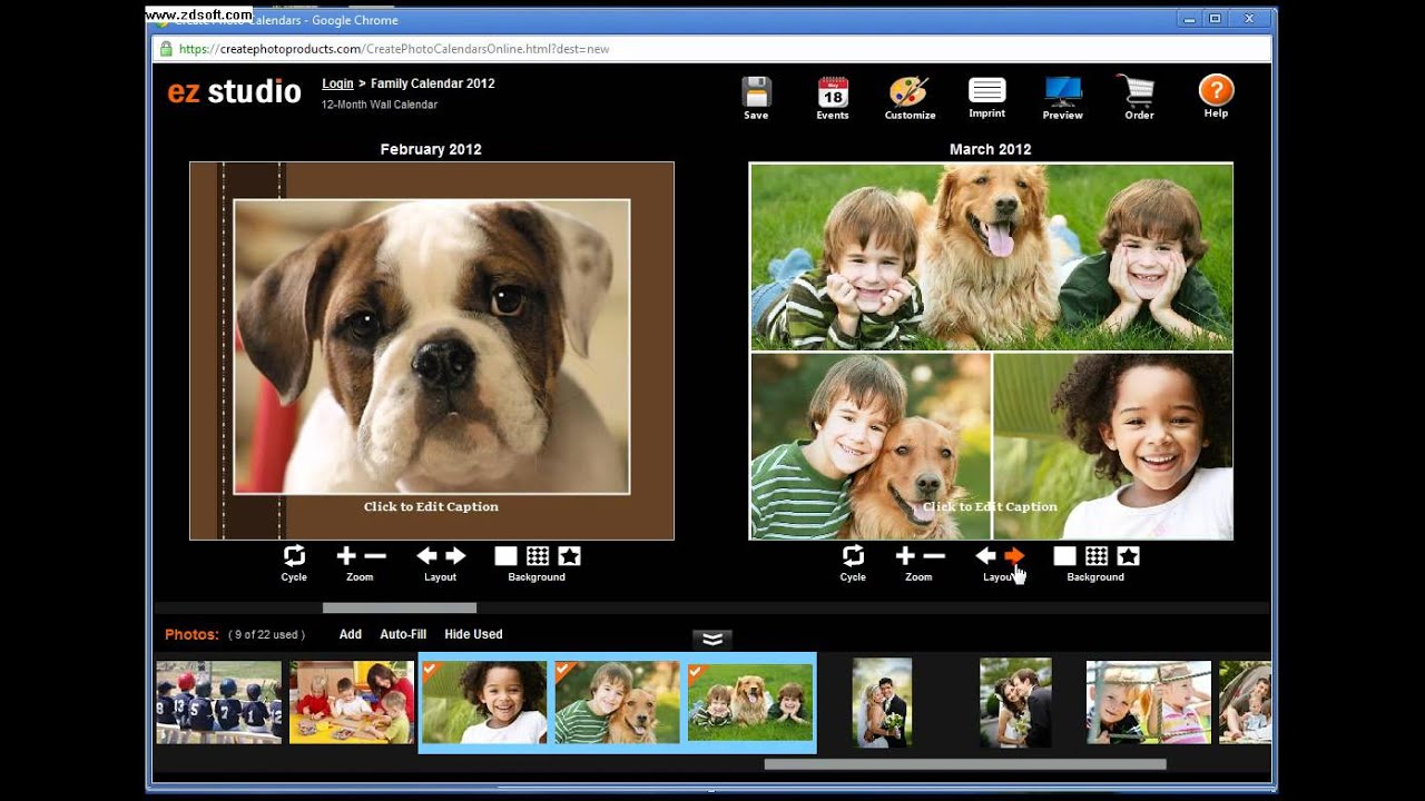Make a Photo Calendar Online