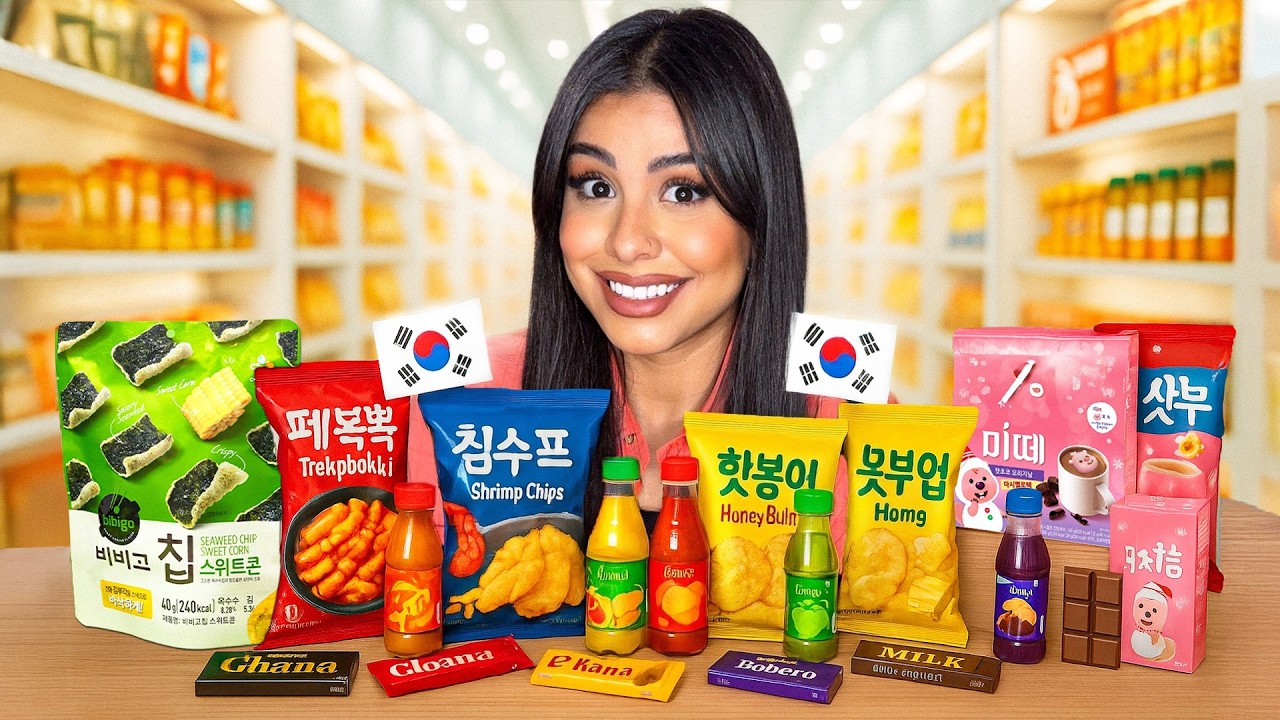 جربت اغرب السناكات الكورية !🇰🇷 | انصدمت بالطعم !!!😱