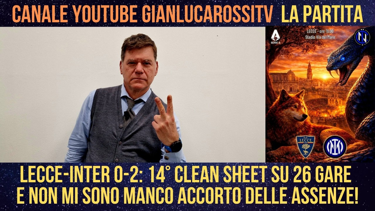 ALTRA BELLA VITTORIA A LECCE: NON ME L'ASPETTAVO PER DIVERSI MOTIVI, INVECE..INTER AVANTI TUTTA!