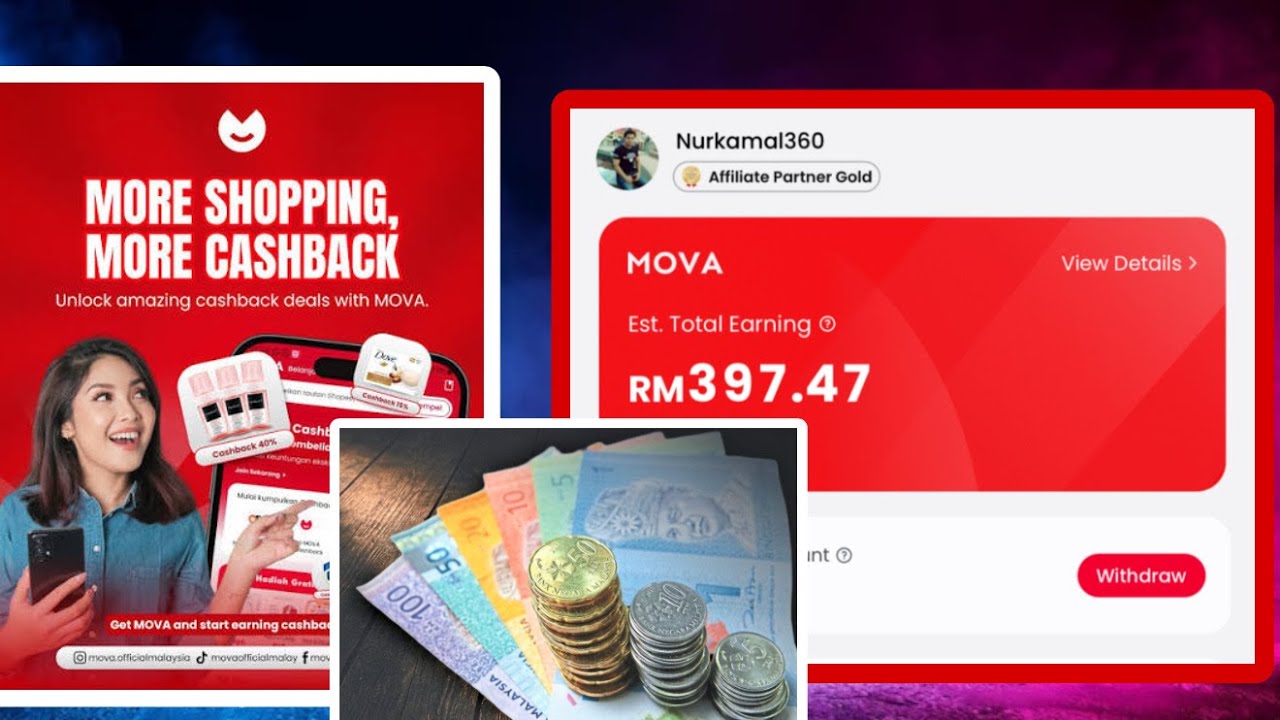 How to earn Cashback from Mova | more purchase more Earning 