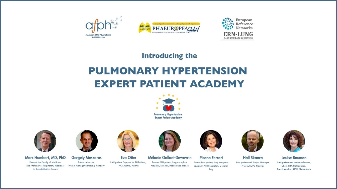 Announcing the European Pulmonary Hypertension Expert Patient Academy