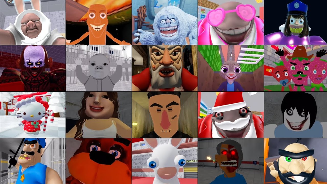 BABY BOBBY, YUMMY'S SUPERMARKET, GRANDPA, BRUNO FAMILY TUNG TUNG SAHUR HOUSE ROBLOX JUMPSCARE'S 