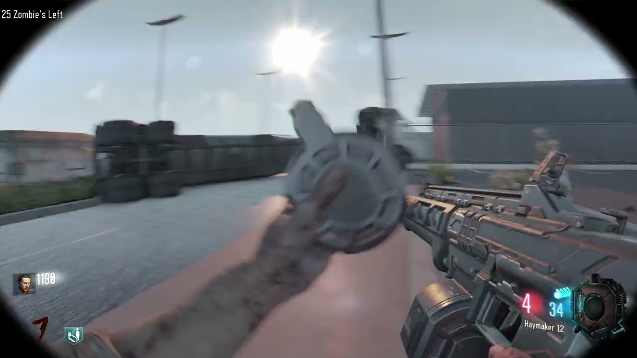 Playing The Car Wash Custom Zombies Map in BO3 (Body Cam Mod)