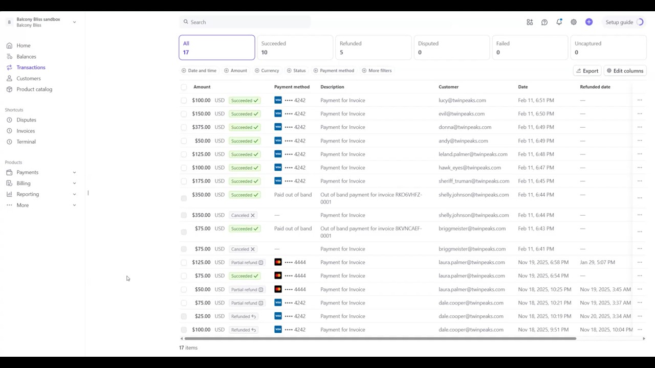 Search and pagination for app requests