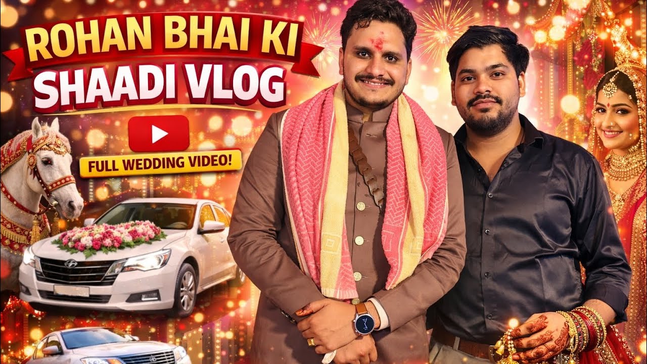 Rohan bhai ki shaadi vlog 😂 #shortsfeed #explore #youtube #long #fullvideo #comedy #trending 