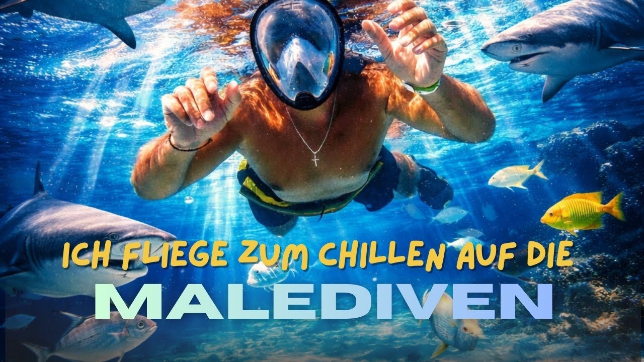 Ich fliege zu chillen auf die Malediven!