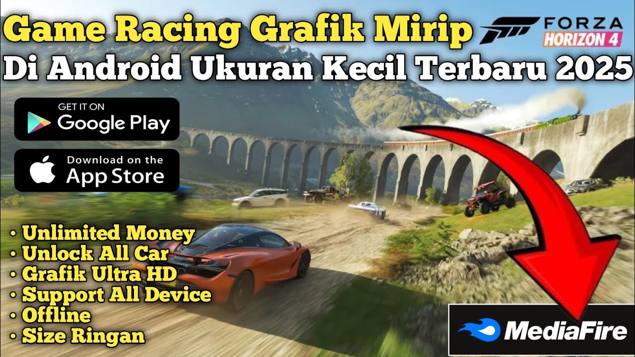 Game Racing Grafik Mirip Forza Horizon 5 Di Android Ukuran Kecil Terbaru 2025 || Rally Horizon