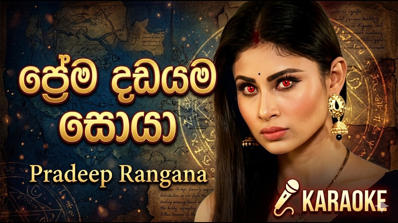 Prema Dadayama (ප්‍රේම දඩයම)  Theme Song | Pradeep Rangana KARAOKE SONG
