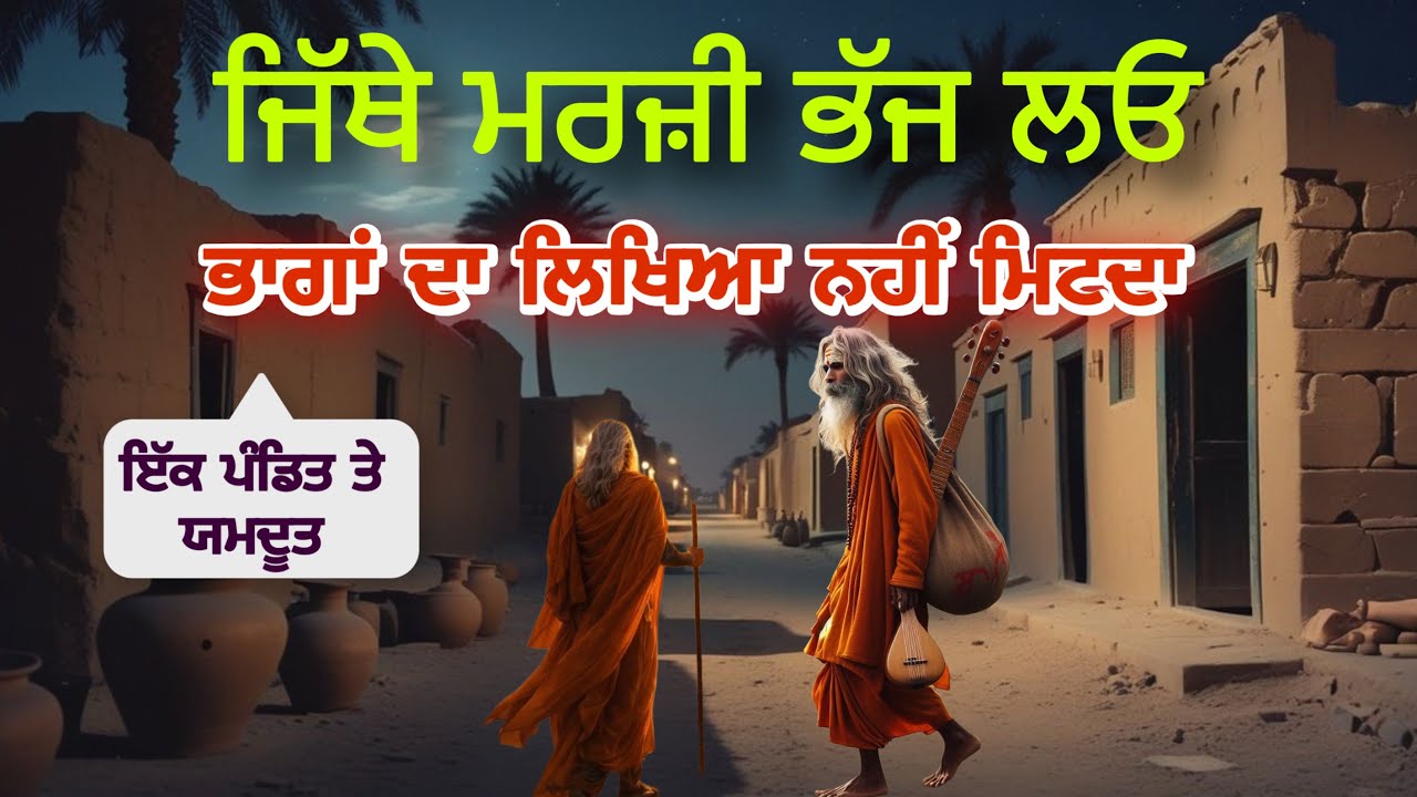 ਭਾਗਾਂ ਦਾ ਲਿਖਿਆ ਕਦੇ ਨਹੀਂ ਮਿਟਦਾ ,ਪੰਡਿਤ ਤੇ ਯਮਦੂਤ ਦੀ ਕਹਾਣੀ ।Bast Life Changing Motivational Story 