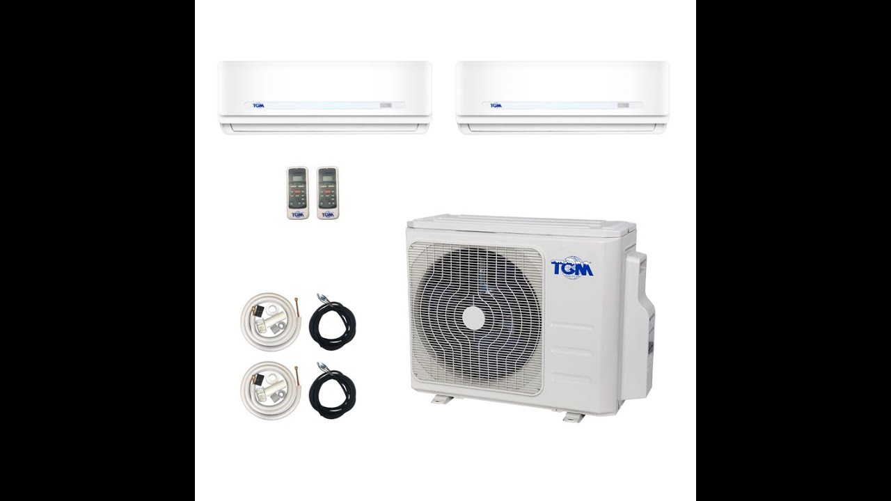 TGM Dual Zone, 18000 BTU. #trendingvideo #minisplit #airconditioner