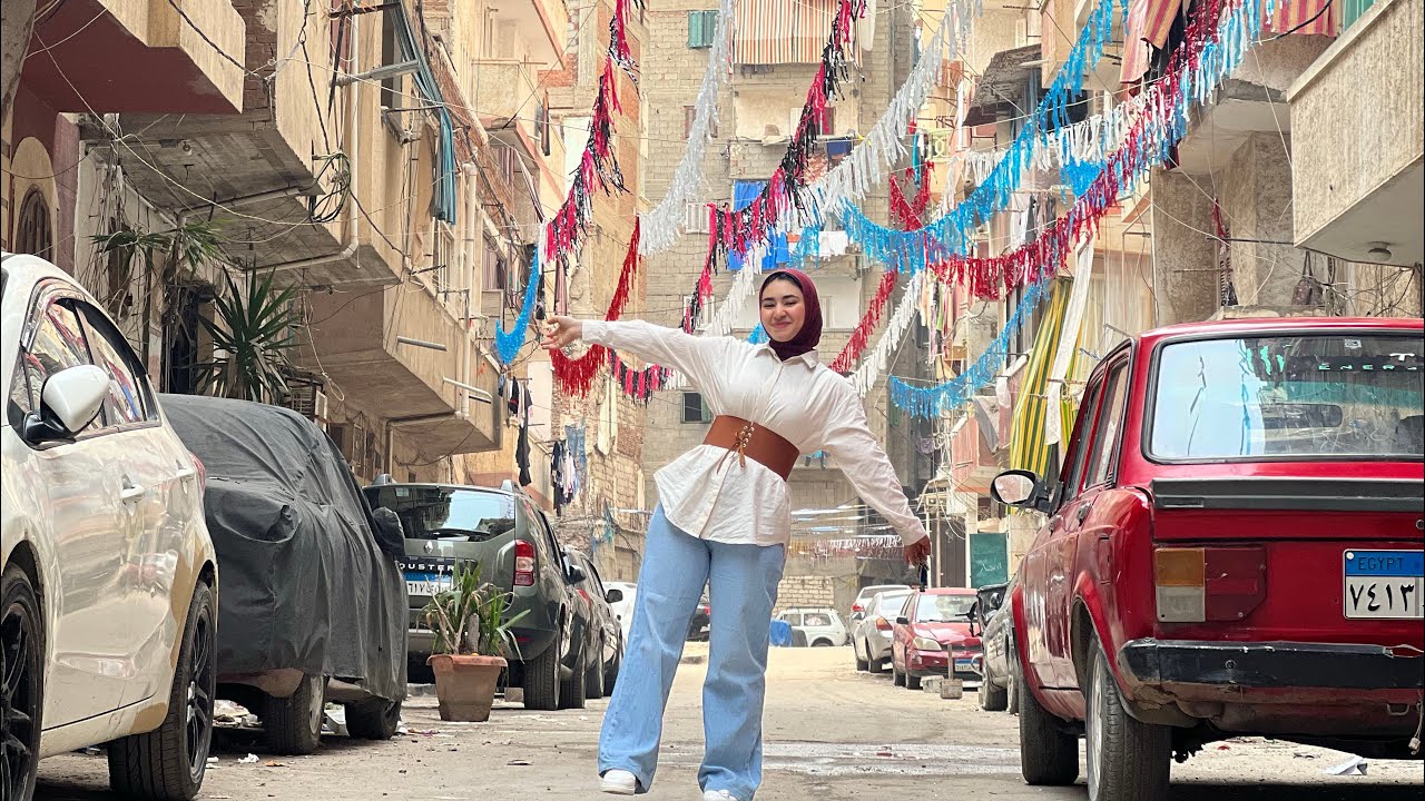 فاجئت الجيران بزينة رمضان في الشارع♥️*قمة البهجة*