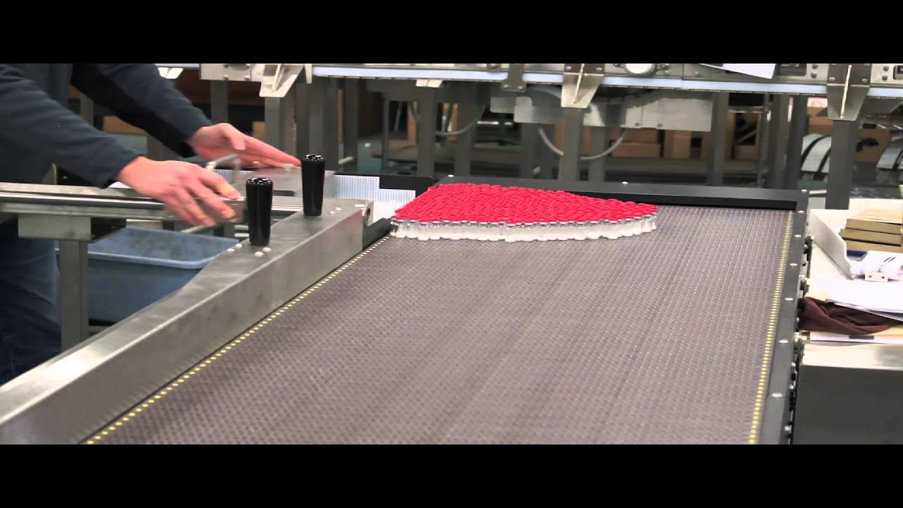 Garvey Vial Drying Conveyor and Infinity RX Accumulator