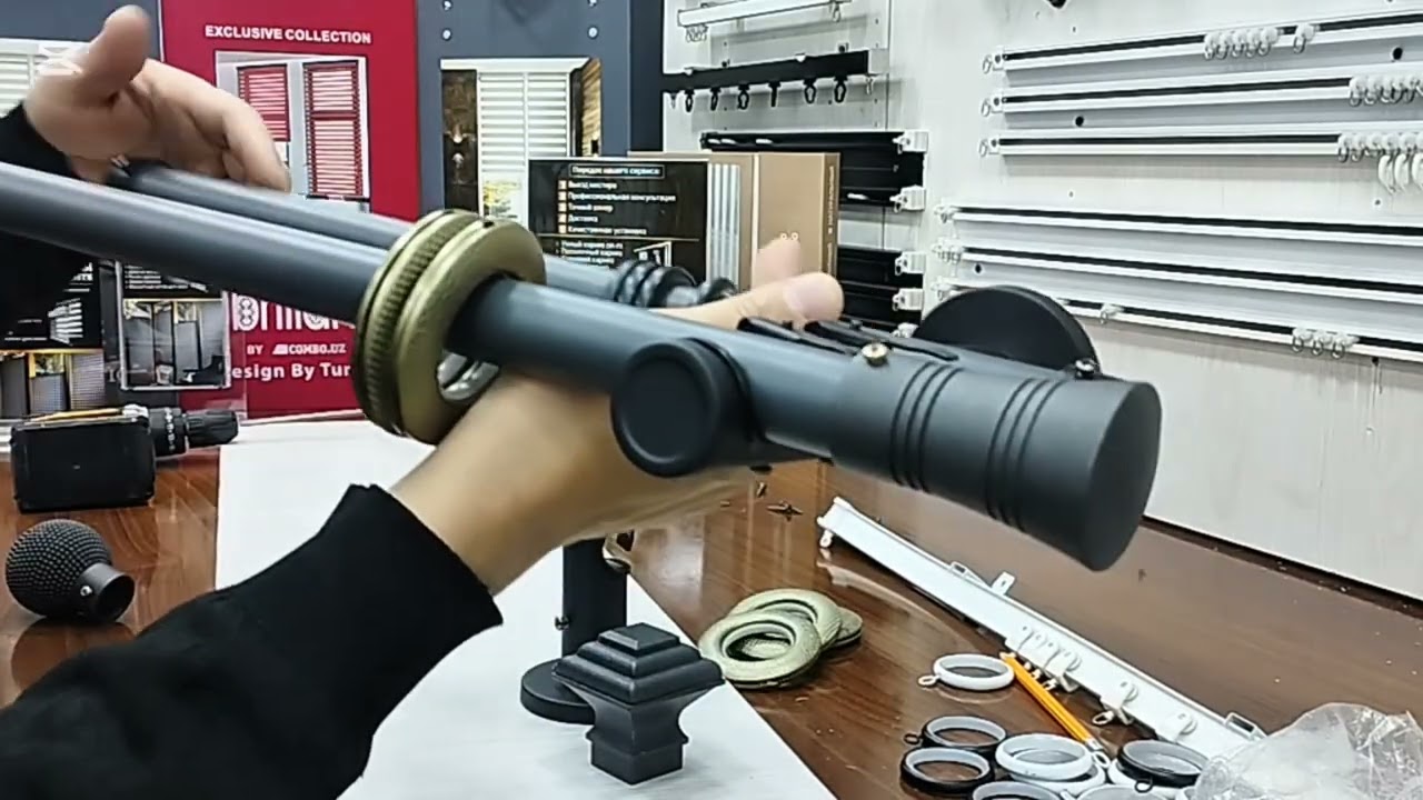 Мустаҳкам ва замонавий труба карниз 🔩Осон ўрнатилади, ҳар қандай пардага мос!Хештеглар:#трубакарниз 